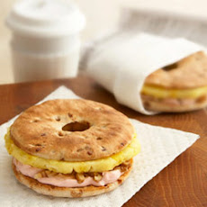 Fruit, Nut and Cream Cheese Bagel Flats