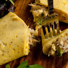 Crab Salad Omelet Recipe