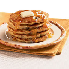 Banana, Raisin, and Oatmeal Pancakes