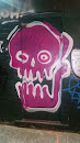 One Eyed Skull Mural