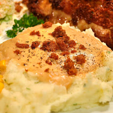 Caramelized Onion & Gorgonzola Mashed Potatoes