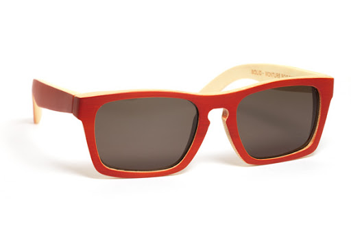 Gafas de madera rojas Waiting for the Sun