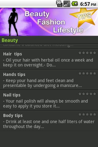 beauty-fashion-lifestyle for android screenshot