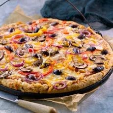 All-Bran Veggie Pizza With Cheese Crust