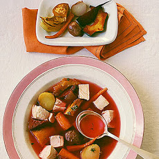 Roast Chicken and Vegetable Soup