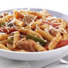 Zesty Penne, Sausage and Peppers