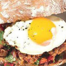 Chorizo-and-Fried-Egg Sandwiches