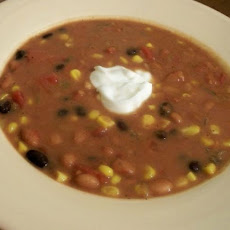 Spicy Healthy Taco Bean Soup