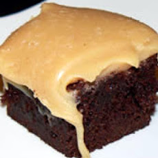 Brownies with Peanut Butter Fudge Frosting