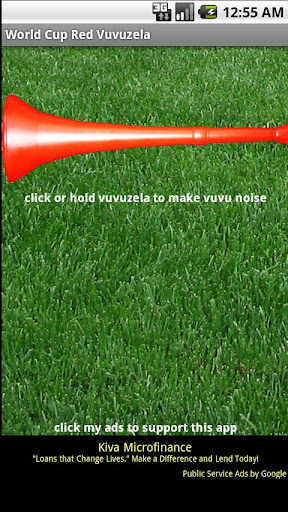 World Cup 2010 Red Vuvuzela