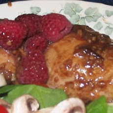 Chicken With Raspberry Cream Sauce