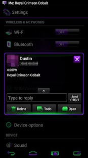 How to download GO SMS Kiwi Kush Cobalt Theme 1.3 apk for bluestacks