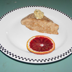 Feta Blood Orange Scones with Minted Blood Orange Whipped Butter