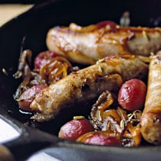 Italian Sausage with Red Grapes