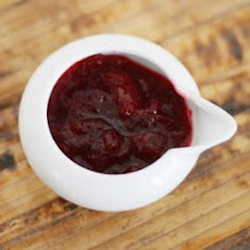 Ginger Lime Spiked Cranberry Sauce