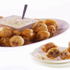 Beer-Battered Cremini Mushrooms