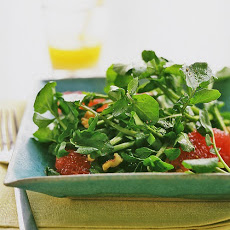 Watercress, Pink Grapefruit, and Walnut Salad