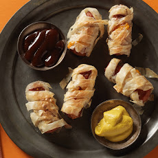 Crispy Phyllo Wrapped Hot Dog Mummies