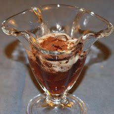 Plums in Red Wine with Chocolate