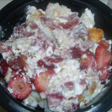 Strawberry Angel Food Trifle