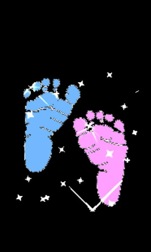 Baby boy and girl feet LWP