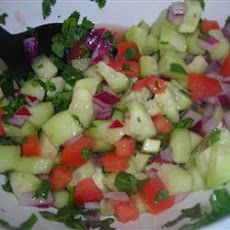 Thai Cucumber Tomato  Salad