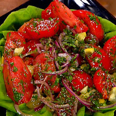 Herb and Tomato Salad with Preserved Lemons