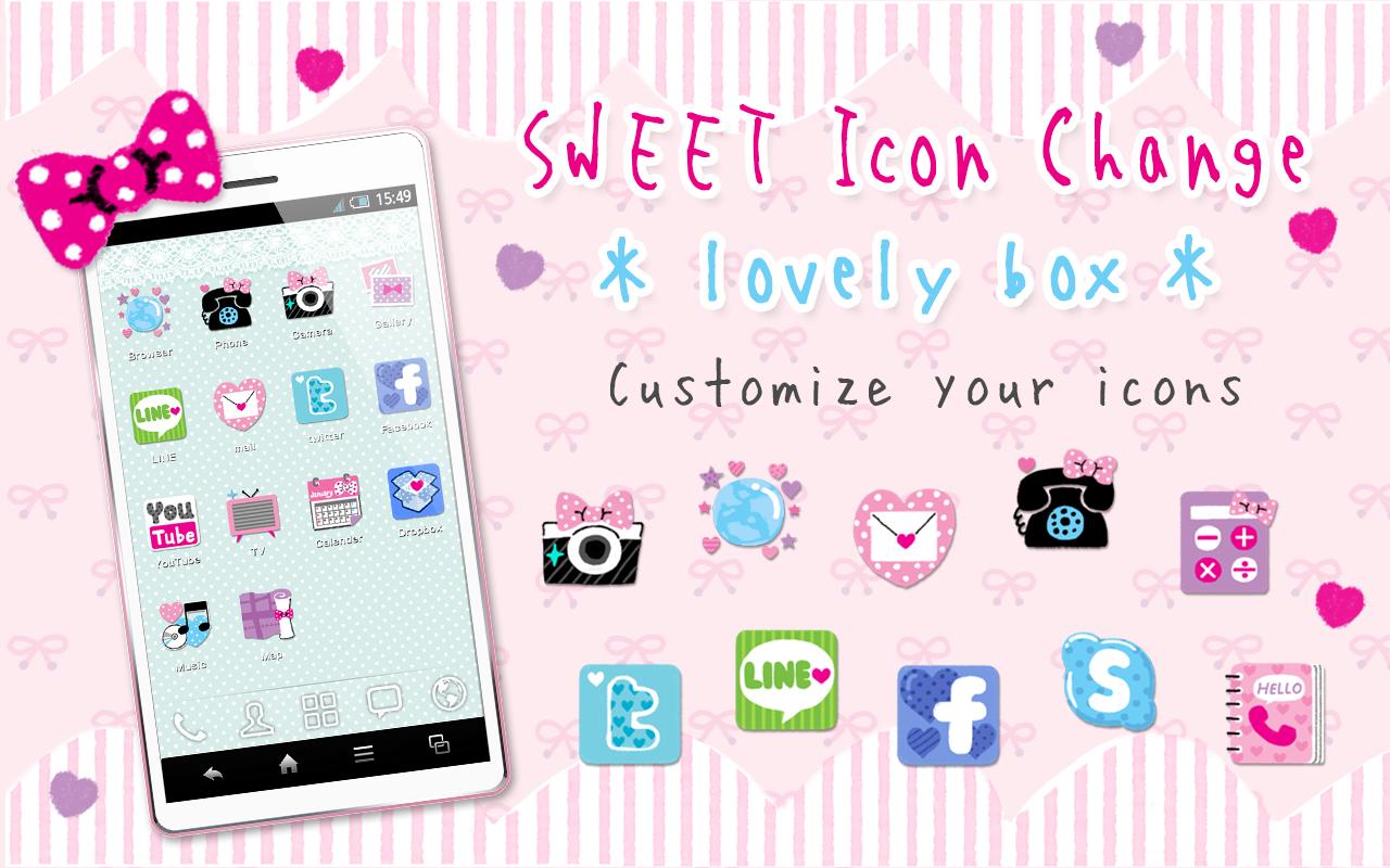 Android application SWEET Icon Change *lovelybox* screenshort