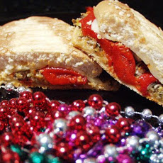 Meatless Muffuletta Panini