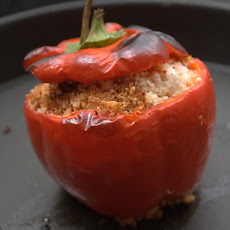 Stuffed Red Peppers ,Creole.