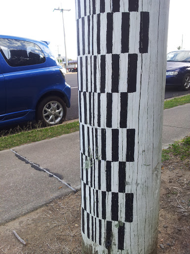 Black And White Striped Pole #2