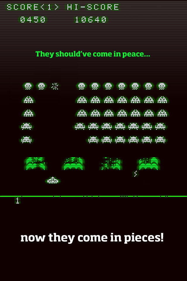 Android application Space Invaders Classic Shooter screenshort