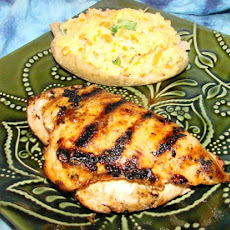 Maple-Glazed Barbecue Chicken