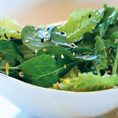 Romaine and Arugula Salad with Toasted Seeds