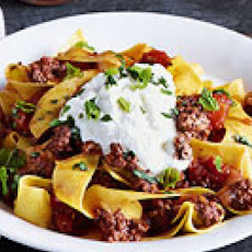 Spicy Ground Lamb Ragu