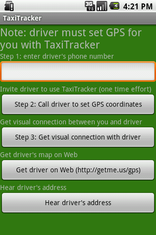 TaxiTracker Web