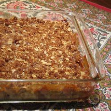 Ginger Rhubarb Crisp