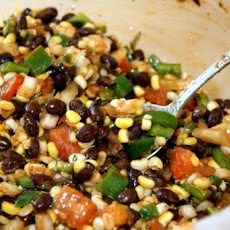Baja Black Beans, Corn and Rice