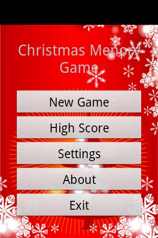 Christmas Menory Game