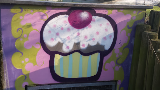Mural Graffiti Cupcake-Art