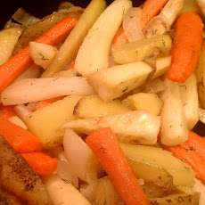 Chicken Soup Roast Vegetables