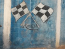 Race Flag Mural