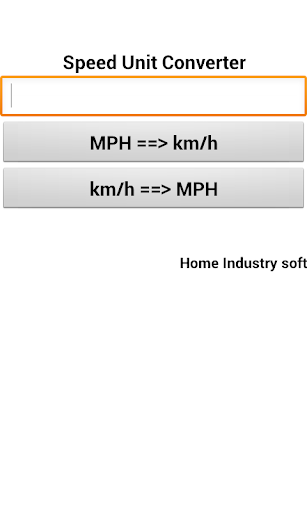 Speed Unit Converter