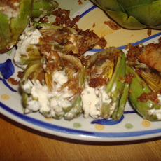 Stuffing It Up Baby Artichoke