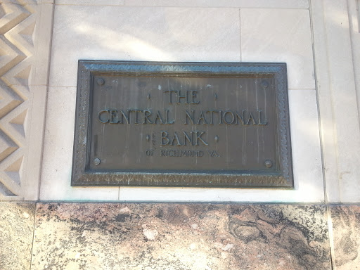 Central National Bank Plaque