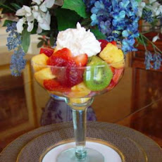 Caribbean Fruit Salad With Coconut Cream Dressing