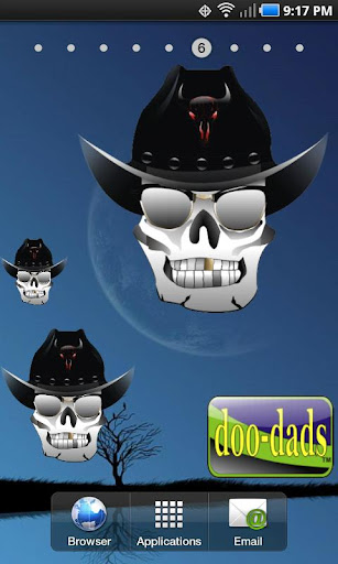 Cowboy Skull doo-dad