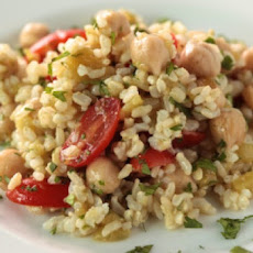 Brown Rice Salad with Cumin and Lime Vinaigrette