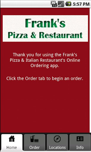 Frank's Pizza Restaurant