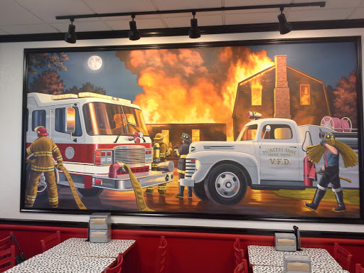 Firehouse Mural At Landstown